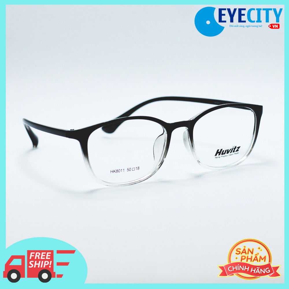 Gọng kính cận thời trang Hàn Quốc Huvitz nhựa dẻo HK8011 dáng tròn nhiều màu | BigBuy360 - bigbuy360.vn