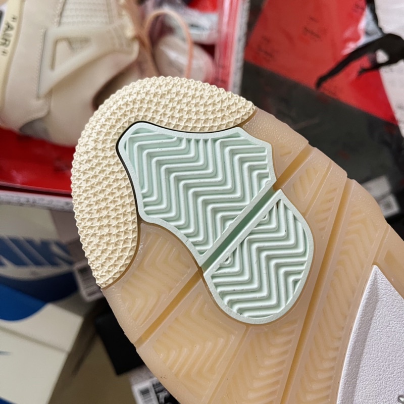 Giày thể thao Jordan 4 vàng kem hàng cao cấp đủ size nam nữ  Giày sneaker jordan4 Re