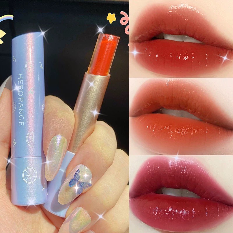 Son thỏi bóng Jelly thạch HERORANGE mọng môi Fantasy Velvet Charm Lipstick | Thế Giới Skin Care