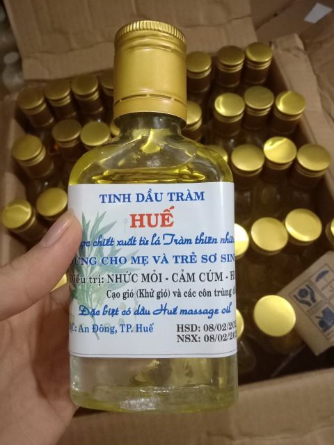 [RẺ VÔ ĐỊCH] TINH DẦU TRÀM HUẾ 100ML/ CHAI DẸT/HÀNG SẴN