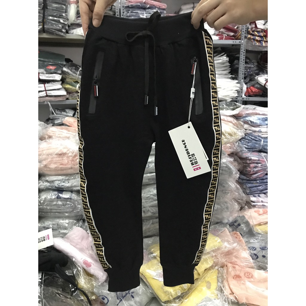 combo Quần nỉ bé trai Jogger SB hiphop chất chơi sz 18-25kg