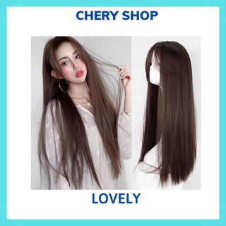 Tóc giả nguyên đầu 2 mái thẳng 💄 FREESHIP 💄 tóc giả 2 mái thẳng tặng kèm lưới 2061