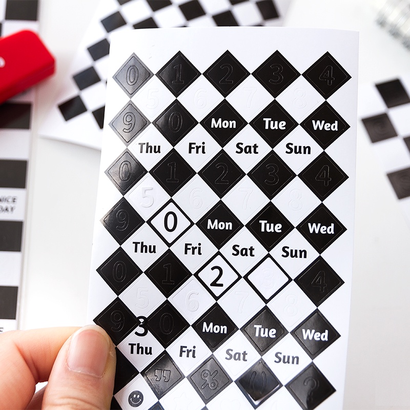 Bộ 4 Tấm Sticker Dán Hình Bảng Chữ Cái Nhiều Màu Sắc - Hidari shop