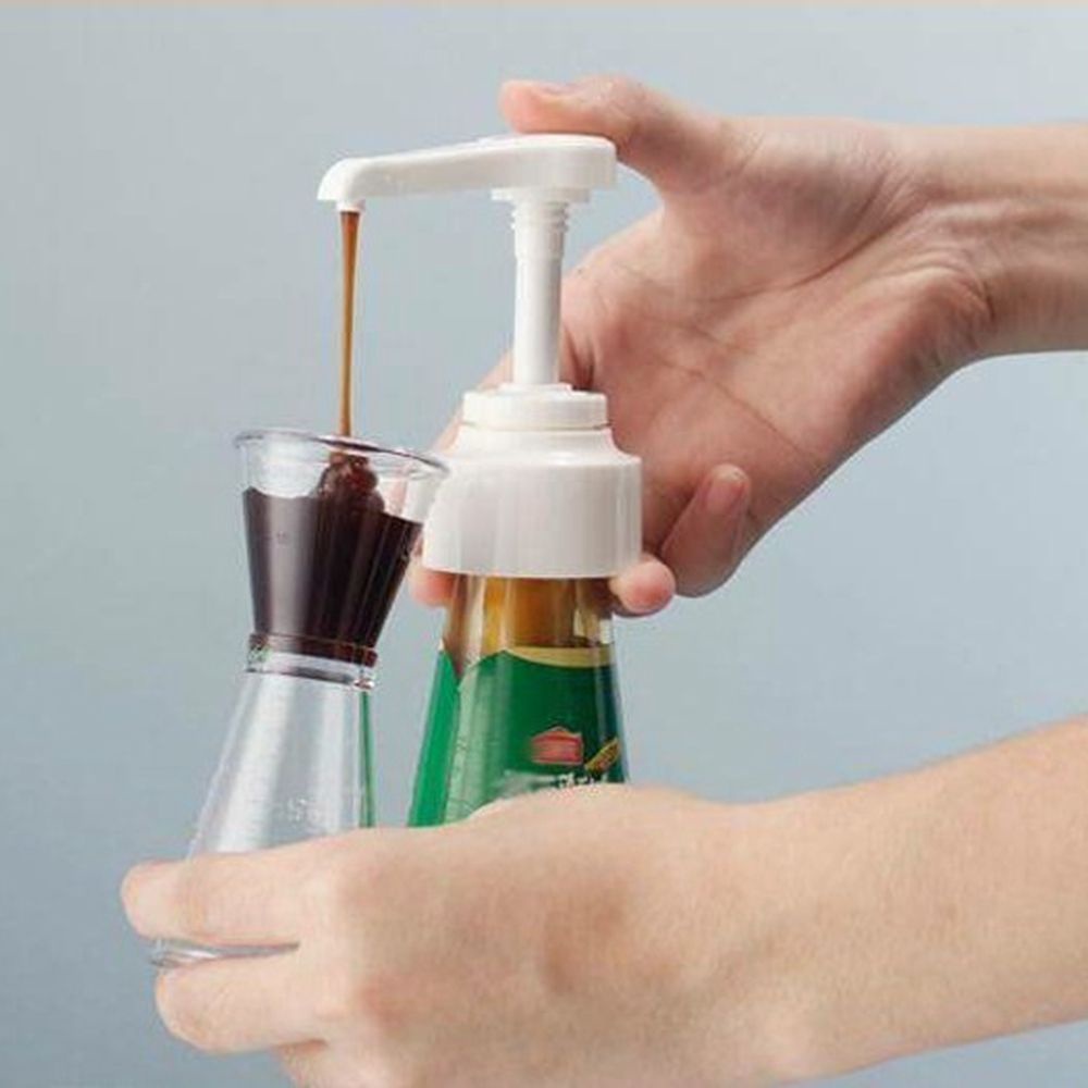 Vòi xịt dạng nút nhấn tự động nhiều màu sắc phù hợp cho chai đựng giấm siro nước sốt cho gia đình