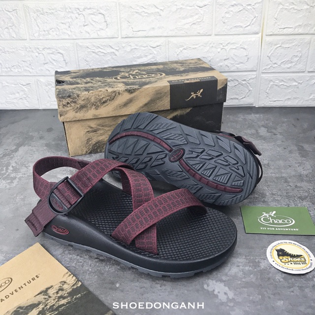 Dép Chaco nam cao cấp hàng hộp. Sandal chaco z1 mận