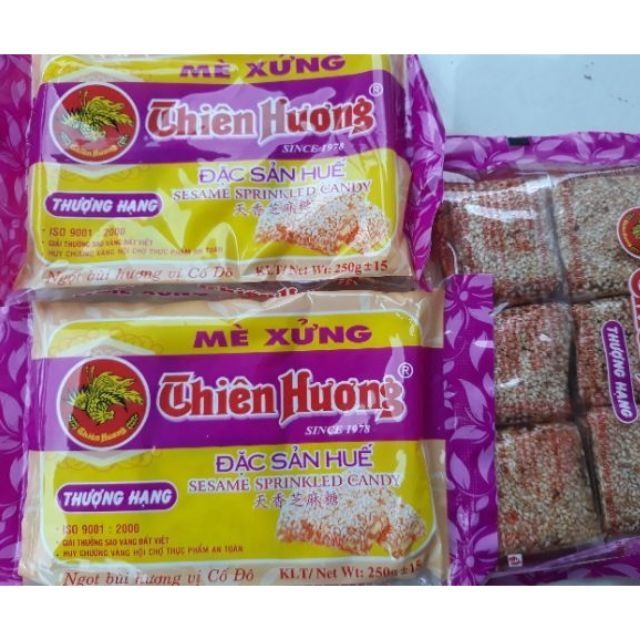 [CHÍNH HÃNG] 10 gói mè Xửng dẻo 250gr Thiên Hương chất lượng số 1 tại Huế