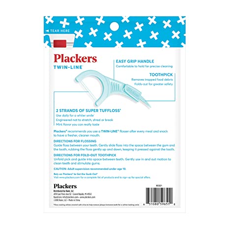 Tăm chỉ kẽ răng nha khoa Placker 75 cái