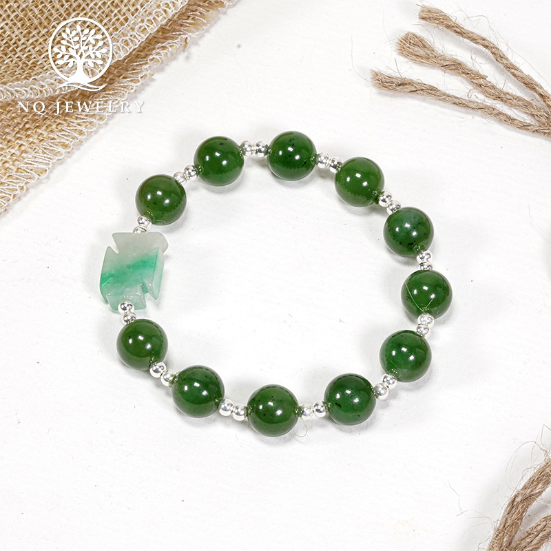 Chuỗi Mân Côi - Vòng Mân Côi Màu Xanh Ngọc NQ Jewelry