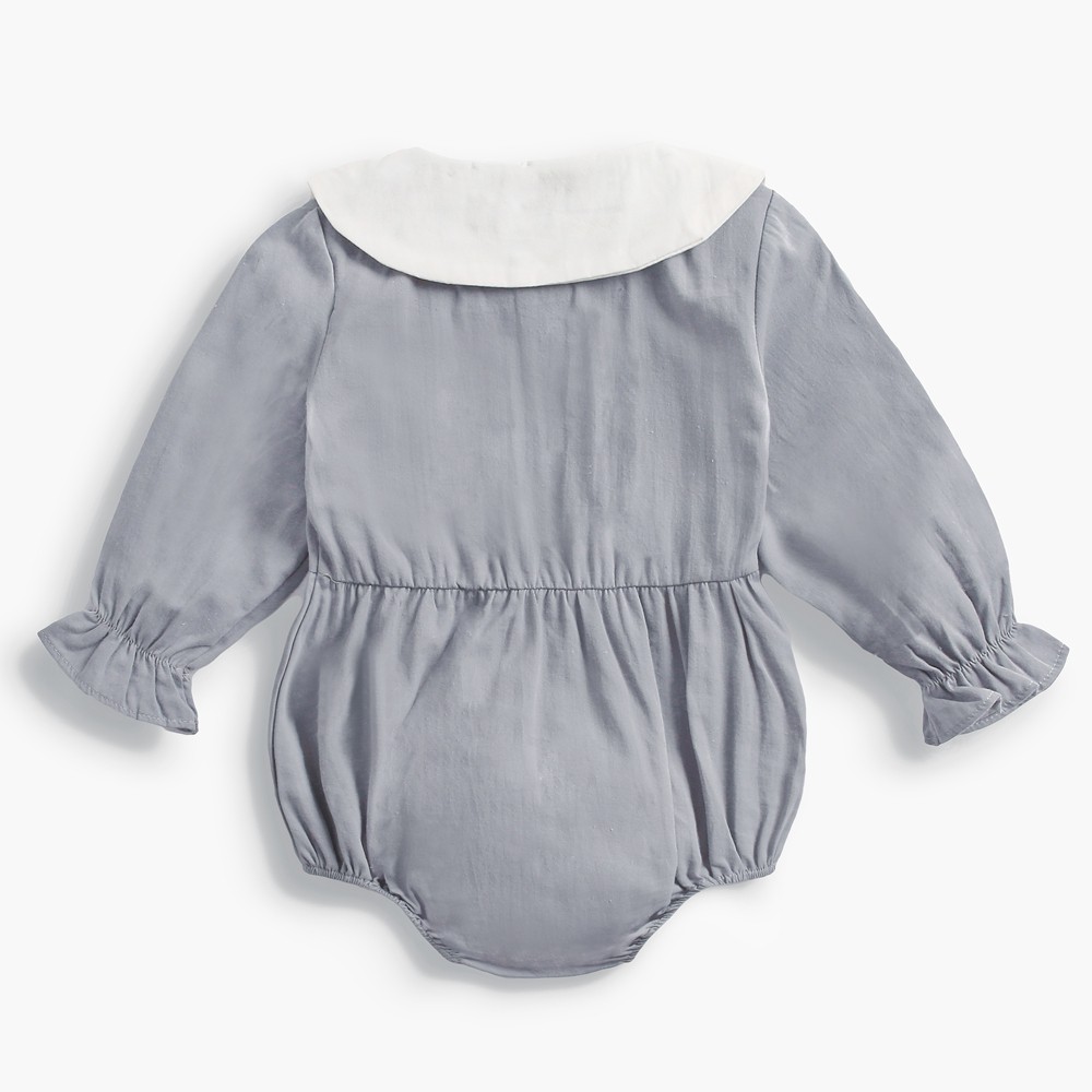 Sanlutoz Bộ Áo Liền Quần Cotton Tay Dài Dễ Thương Cho Bé Gái Sơ Sinh