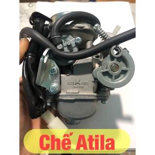 Bộ chế hoà khí xe Atila/Bình xăng con Atila
