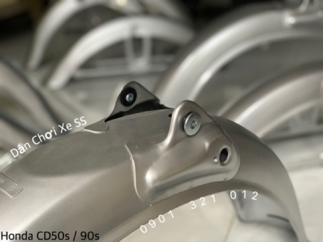 Bộ dè Honda CD50s sơn bạc loại dày lắp được cho 67 CL50