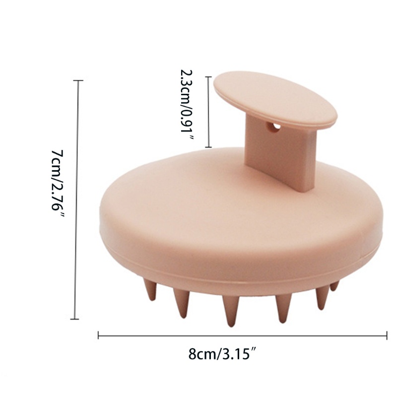 Bàn Chải Gội Đầu Massage Tẩy Tế Bào Chết Bằng Silicone Tiện Lợi YOUYO