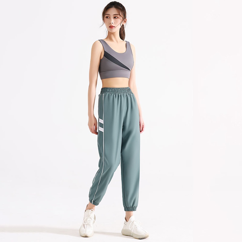 Quần Jogger Thể Thao Nữ Louro QL105, mẫu quần joker tập gym nữ phối 2 màu, phù hợp tập thể thao, gym, zumba, chạy bộ
