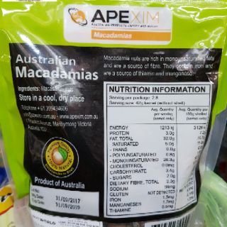HẠT MACCA ÚC - 500gr