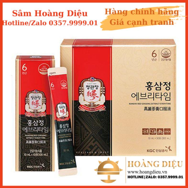 Sâm Hoàng Diệu - KGC Cheong Kwan Jang Extract Everytime Balance Hộp 30 gói x 10ml