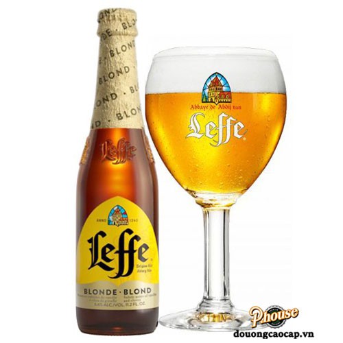 Thùng 24 Chai Bia Leffe Blonde (Leffe Vàng) - Bia Thầy Tu Nhập Khẩu Bỉ (330ml/ chai)