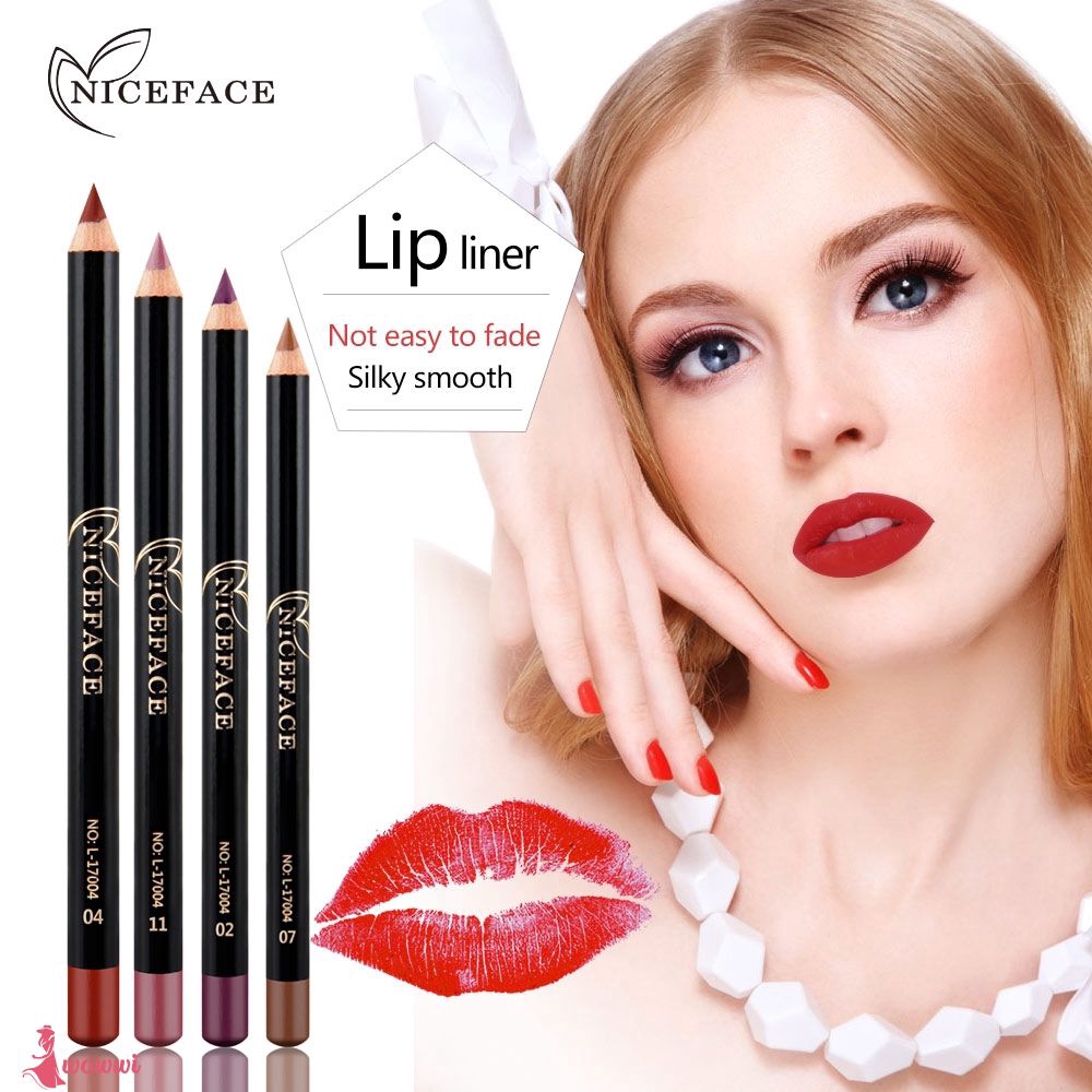 Chì kẻ viền môi Niceface tông lì lâu trôi với 12 màu tùy chọn | BigBuy360 - bigbuy360.vn