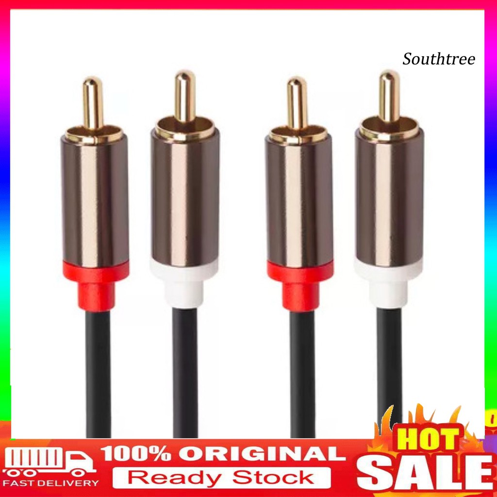 Dây Cáp Âm Thanh Mạ Vàng 2rca Sang 2 Rca Dài 3 / 2 / 1m
