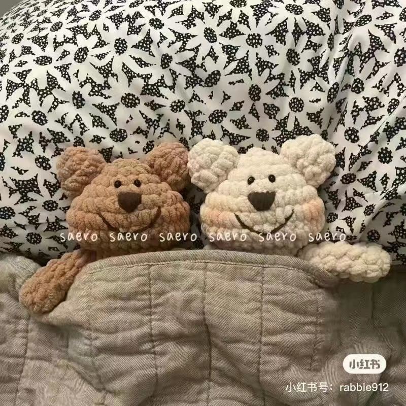 [diy] Cuộn Len Dệt Tay Gấu Bông Búp Bê