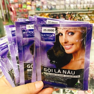 DẦU GỘI LÀ NÂU TÓC MATRIX  ( GÓI 25ML )