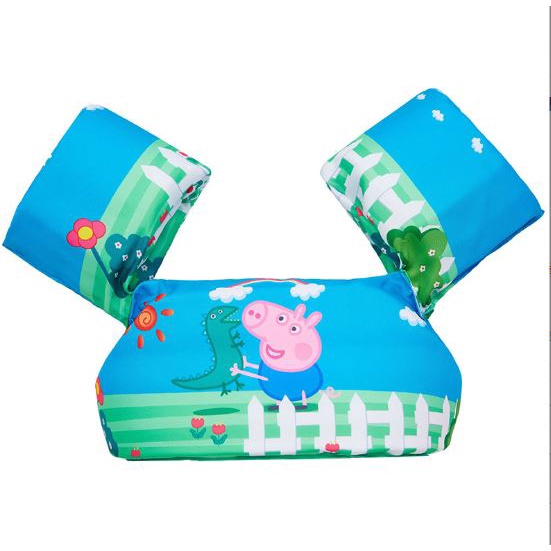 Phao tập bơi liền thân cho bé - phao tay đỡ ngực cho bé họa tiết pony paw tiên cá ariel cá mập dễ thương