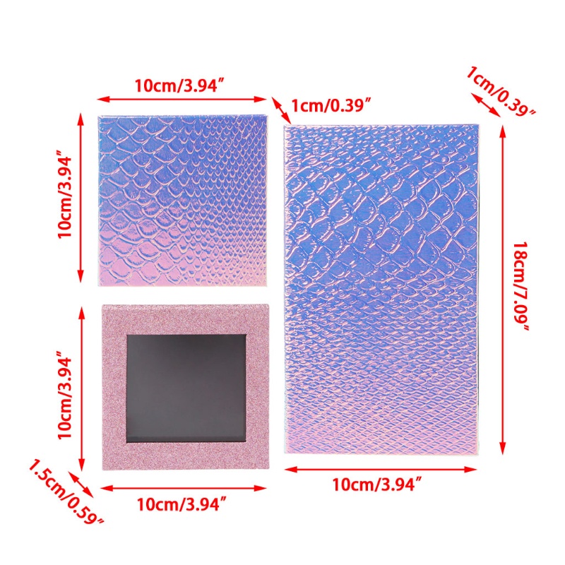 Bảng Rỗng Từ Tính Dùng Đựng Phấn Mắt Che Khuyết Điểm DIY Kèm Hộp Đựng