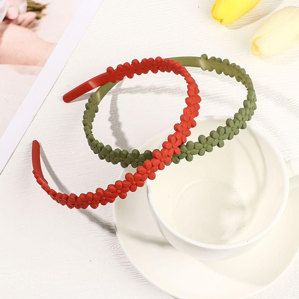 Băng Đô Cài Tóc Màu Sắc Ngọt Ngào Họa Tiết Hoa Xinh Xắn Cho Nữ