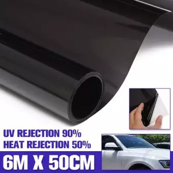 Siêu Xe Limo Đen 1% Cửa Sổ Ô Tô Tint 6 M X 50 Cm Bộ Phim Tinting-168-OXUI7