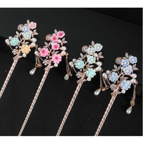 SẴN- Trâm cài tóc hoa mai trang nhã