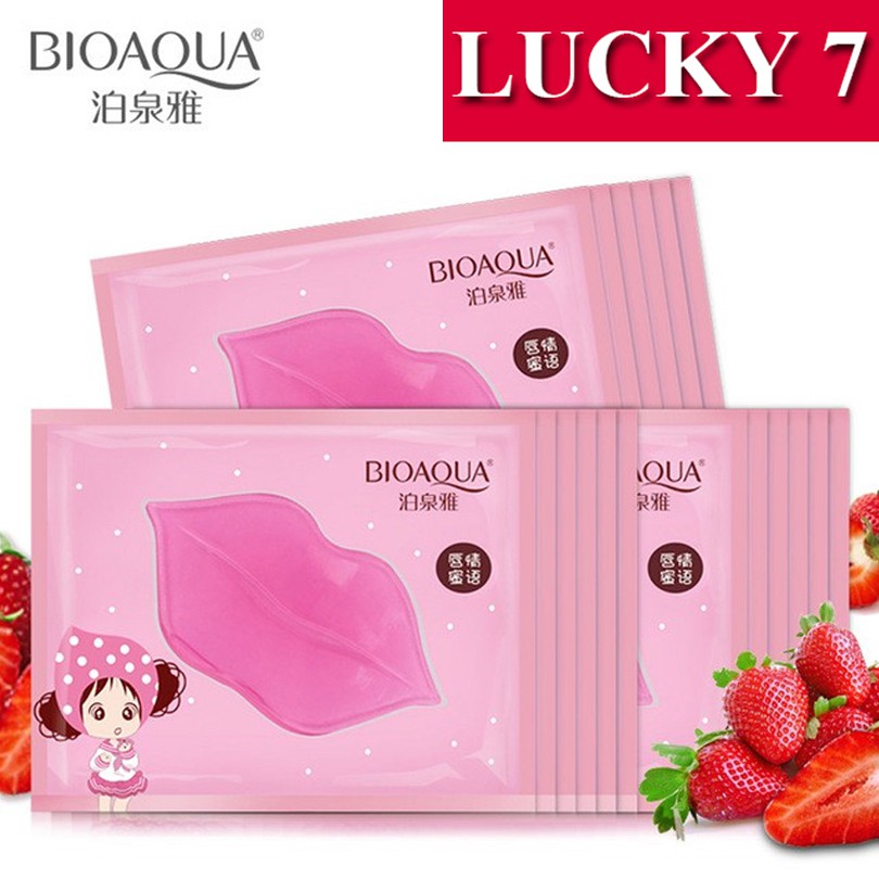 (hàng Mới Về) Set 6 Mặt Nạ Môi Bioaqua Dưỡng Ẩm Màu Hồng / Đen Phong Cách Hàn Quốc | BigBuy360 - bigbuy360.vn