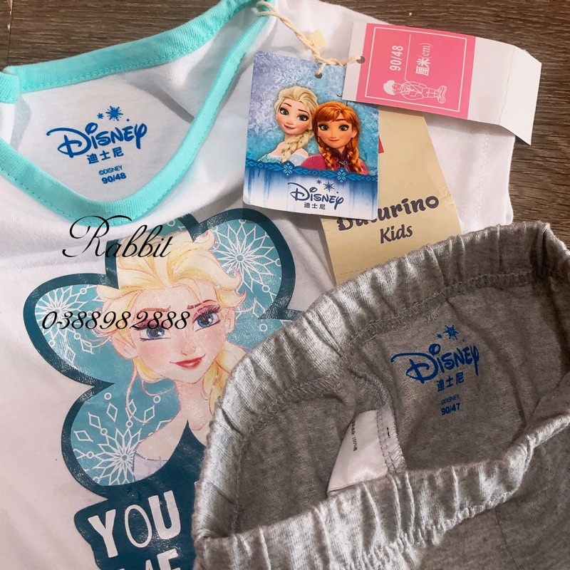 Set áo váy kèm quần legging Elsa