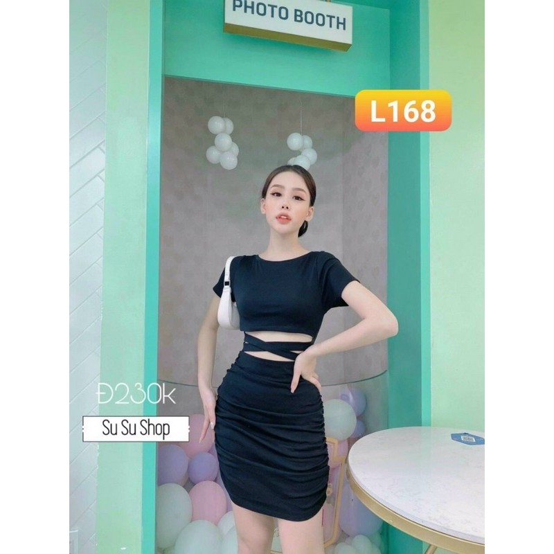 [ Mã FAMAYWA2 giảm 10K đơn 50K] Đầm body dây cheo eo ( mặc được 2 kiểu ) | BigBuy360 - bigbuy360.vn