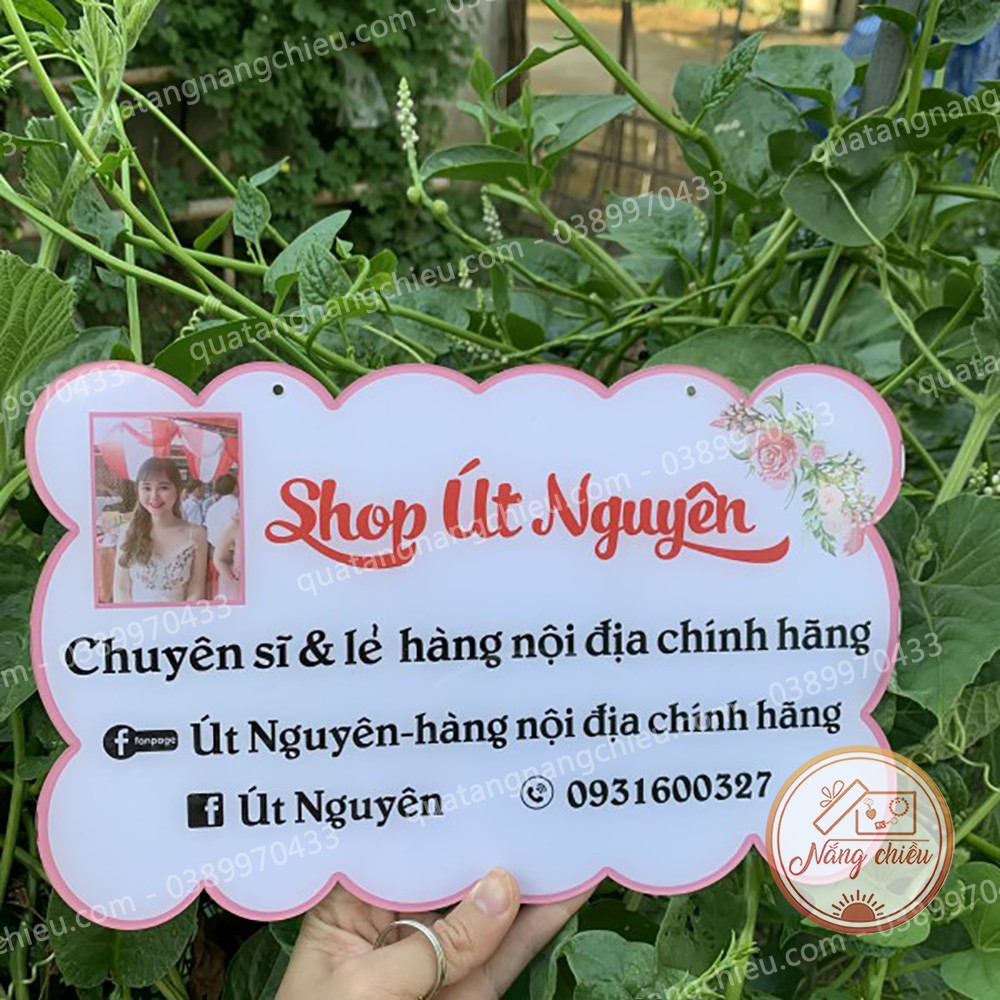 Bảng hiệu treo cửa hàng_ Free thiết kế