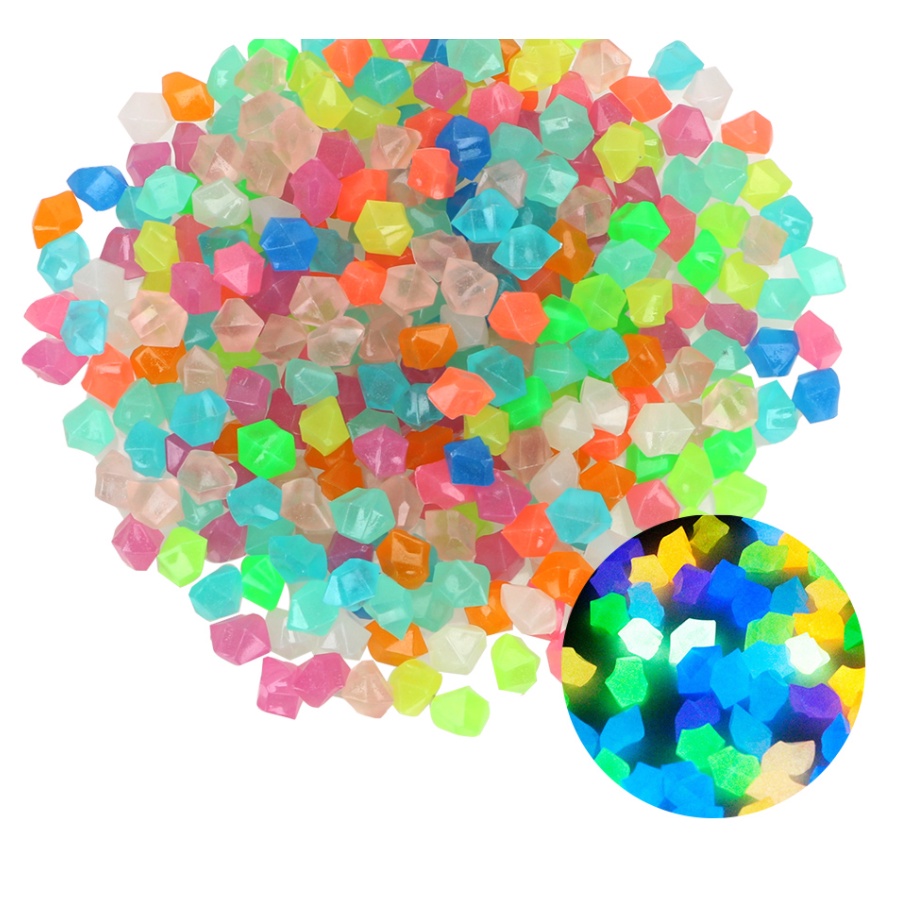 Set 40 Viên Đá Dạ Quang 11X14Mm Trang Trí Đa Năng