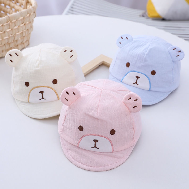 Mũ lưỡi trai cho bé sơ sinh đến 3 tháng, bé trai, bé gái