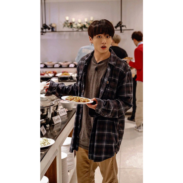 Áo sơ mi flannel 2hand unisex nam nữ