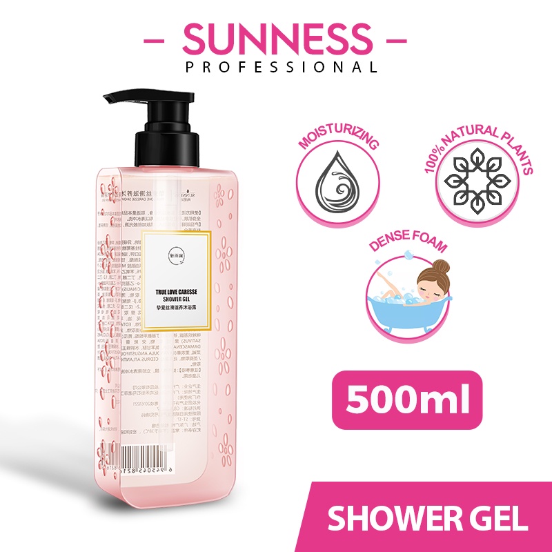 Sữa tắmsáng Hồng SUNNESS  500ml/chai 500G