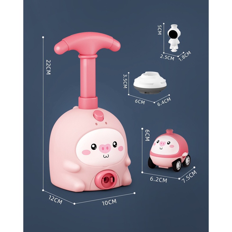 Đồ chơi ô tô bơm bong bóng trợ lực dành cho bé - MH: B0035