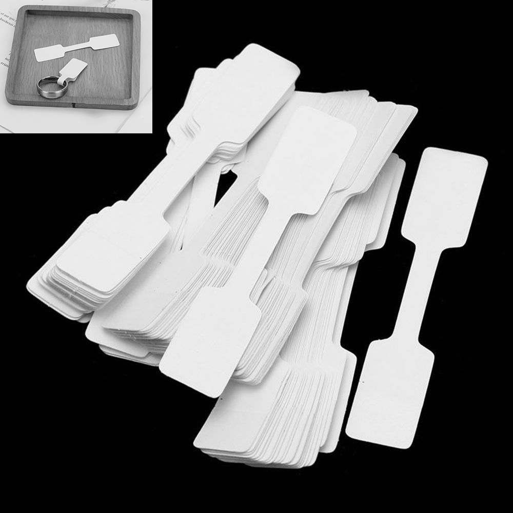 Bộ 100 Nhãn Dán Thẻ Giá Dùng Trưng Bày Trang Sức