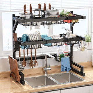 ✐┇Bếp chìm rack, đa chức năng món ăn giá lưu trữ, hộ gia đình countertop món ăn rack, chìm giá cống món ăn