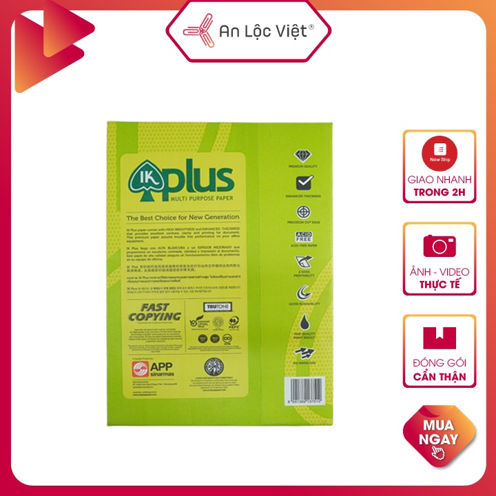 Giấy A3 IK Plus 70 gsm