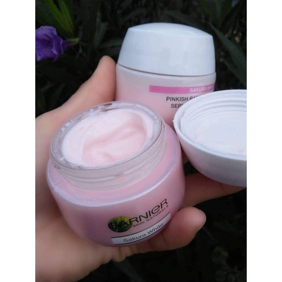 [SIÊU HOT] Kem Ngày hoặc Đêm dưỡng trắng da Garnier Sakura White Thái Lan | BigBuy360 - bigbuy360.vn