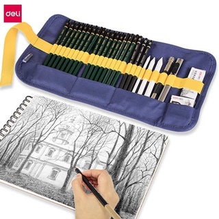 Deli | bộ bút chì vẽ phác thảo chuyên nghiệp | 58125