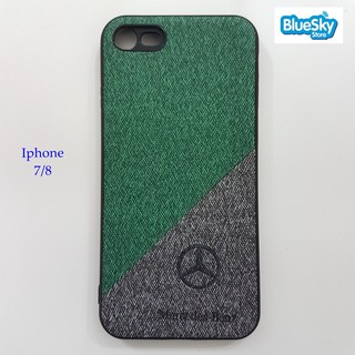 Ốp lưng Iphone 7 / 8 da logo Mercedes