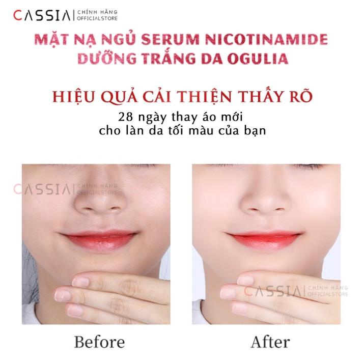 Mặt nạ ngủ dưỡng trắng da se khít lỗ chân lông, Mặt nạ dưỡng da chống lão hóa, Cấp ẩm phục hồi tái t