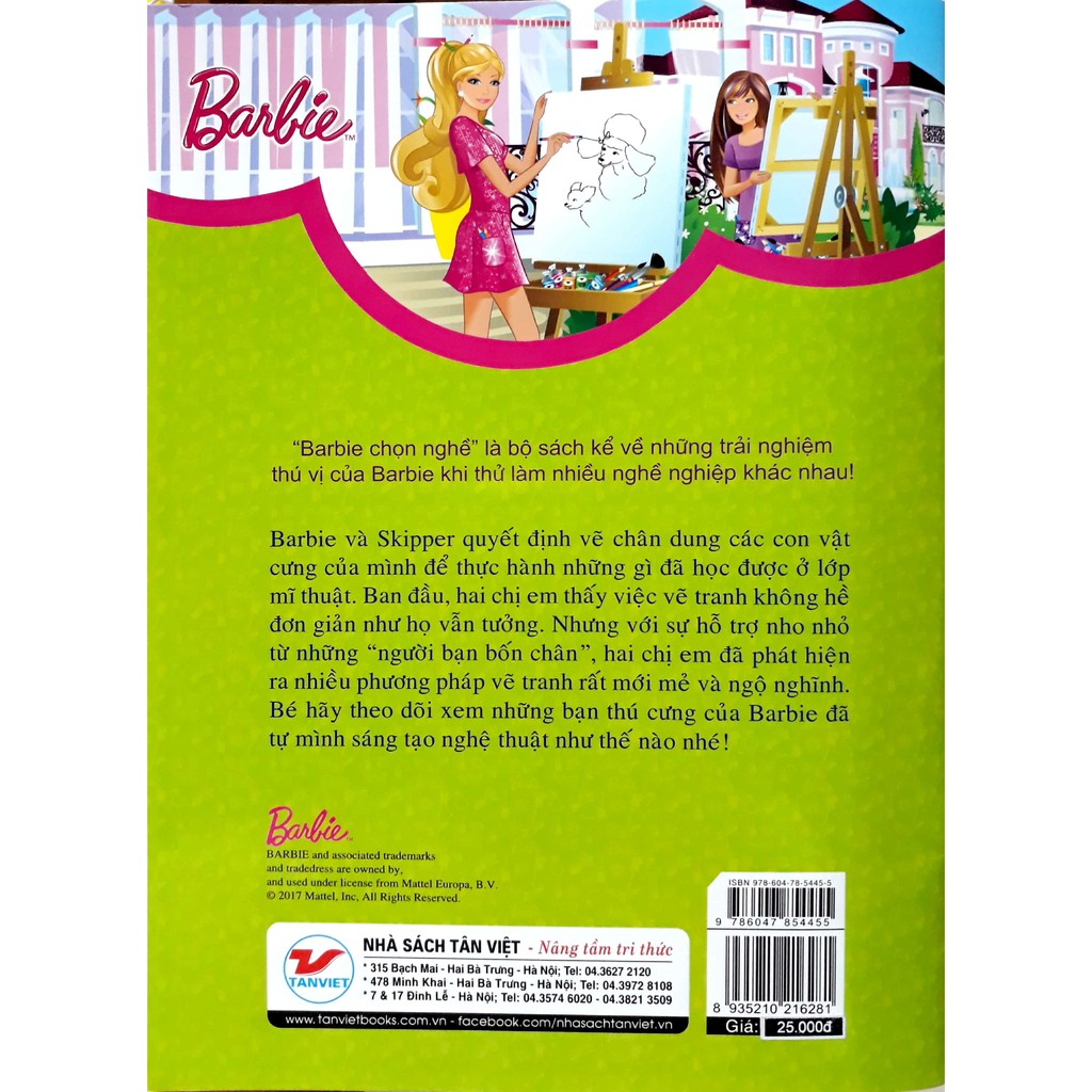Sách - Barbie - Những Họa Sĩ Tài Năng