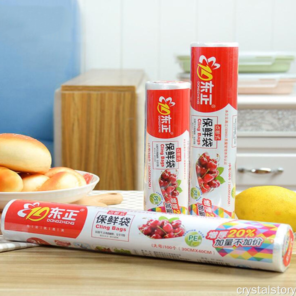 1 Roll Thickened Saran Wrap Vacuum Sealer General Food Saver Plastic Bag Food Storage Preservation Bags Packaging Film