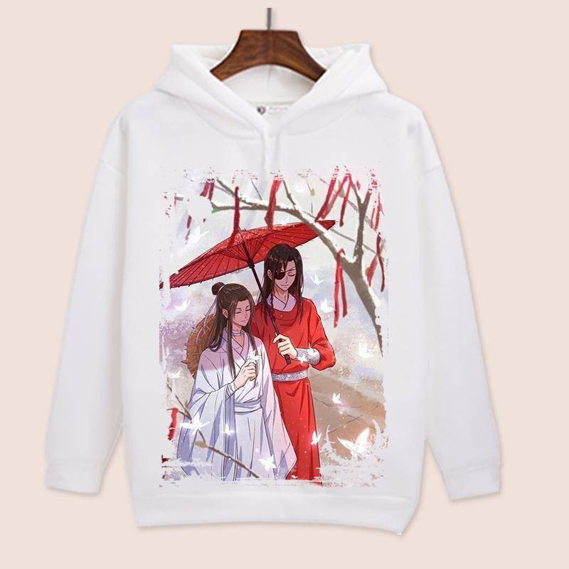 Thẻ Áo Hoodie Dáng Dài In Họa Tiết Anime Cá Tính Cho Nam