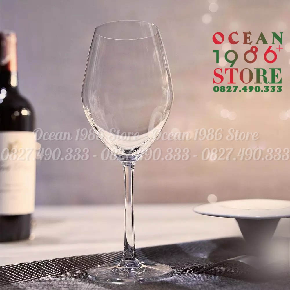 Bộ 6 Ly Thủy Tinh Vang Đỏ, Vang Trắng Santé Red Wine Ocean – 1026R15 – 420ml