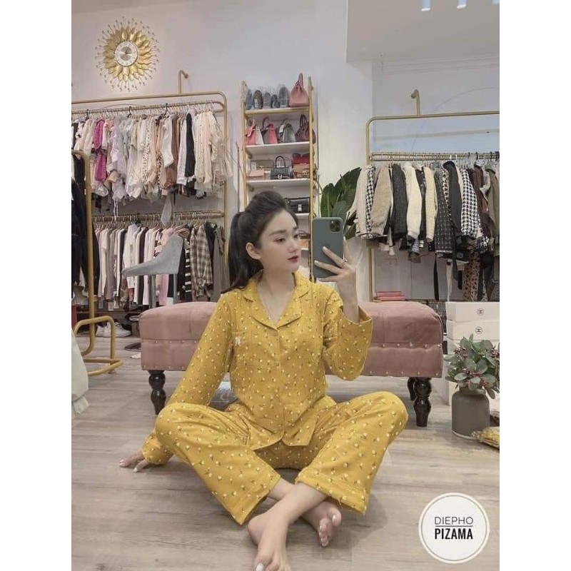 Pijama Nhung Tăm Hình Sale Sập Sàn